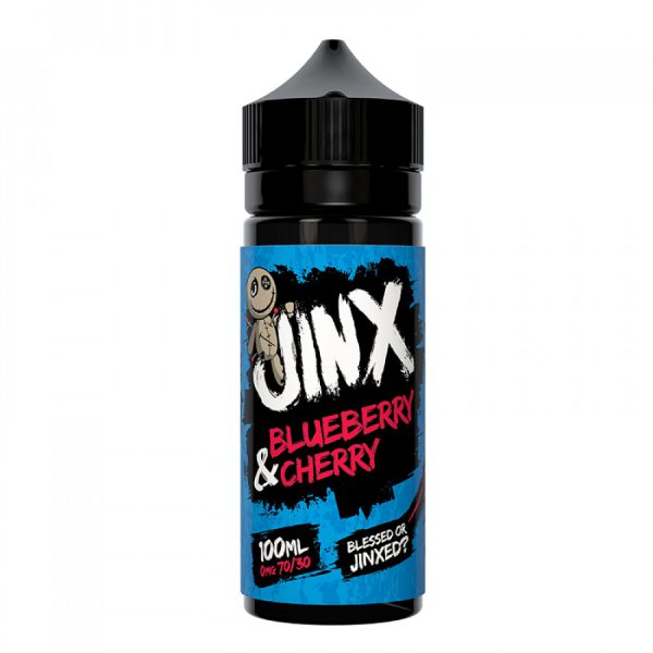 Jinx Eliquid 100Ml Blueberry And Cherry Flavour Free Base