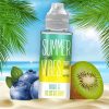 Summer Vibes Eliquid 100Ml Kiwi Blueberry Flavour Free Base