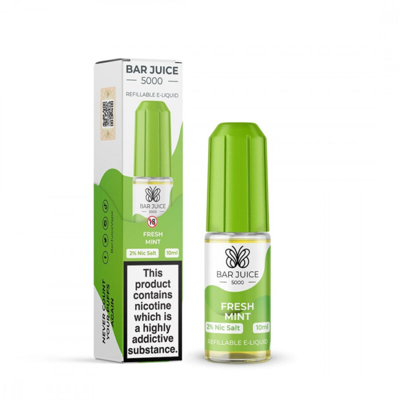 Bar Juice 5000 10Ml Fresh Mint Flavour (10Mg Nic Salt)