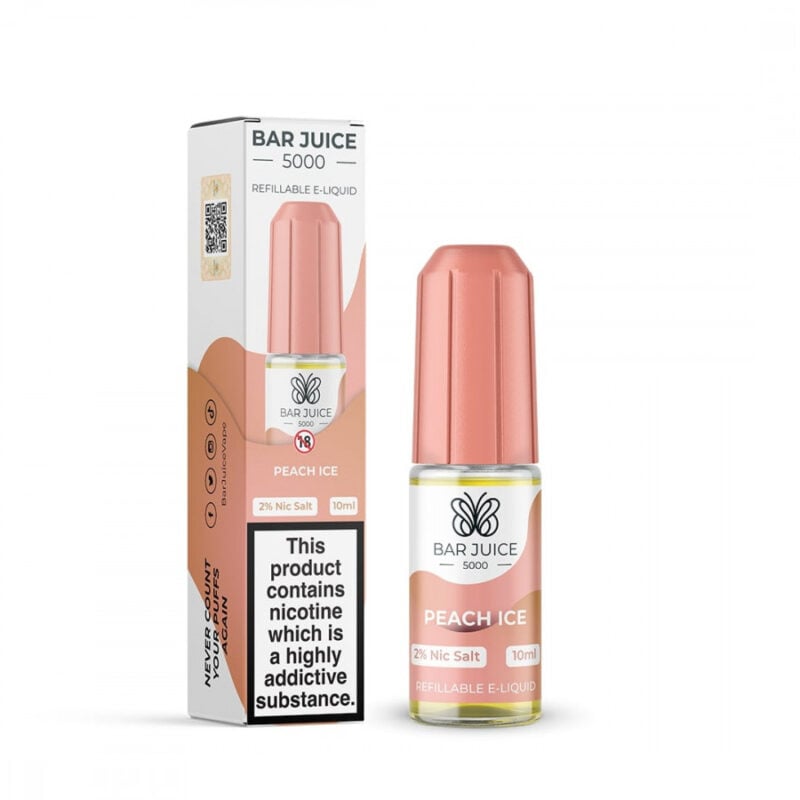 Bar Juice 5000 10Ml Peach Ice Flavour (10Mg Nic Salt)