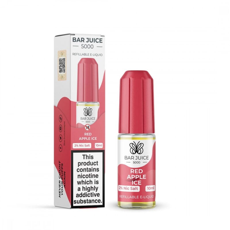 Bar Juice 5000 10Ml Red Apple Ice Flavour (10Mg Nic Salt)