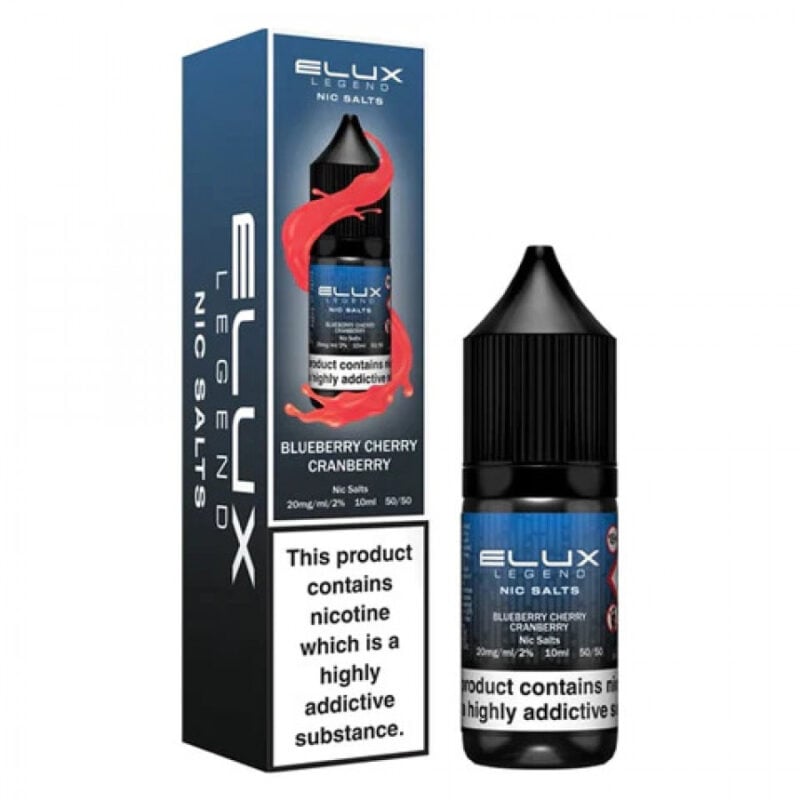 Elux Legend Salts 10Ml Blueberry Cherry Cranberry (10Mg Nic Salt)