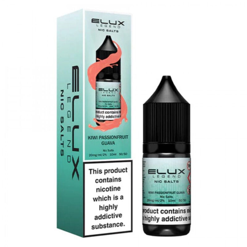 Elux Legend Salts 10Ml Kiwi Passionfruit Guava Flavour (10Mg Nic Salt)