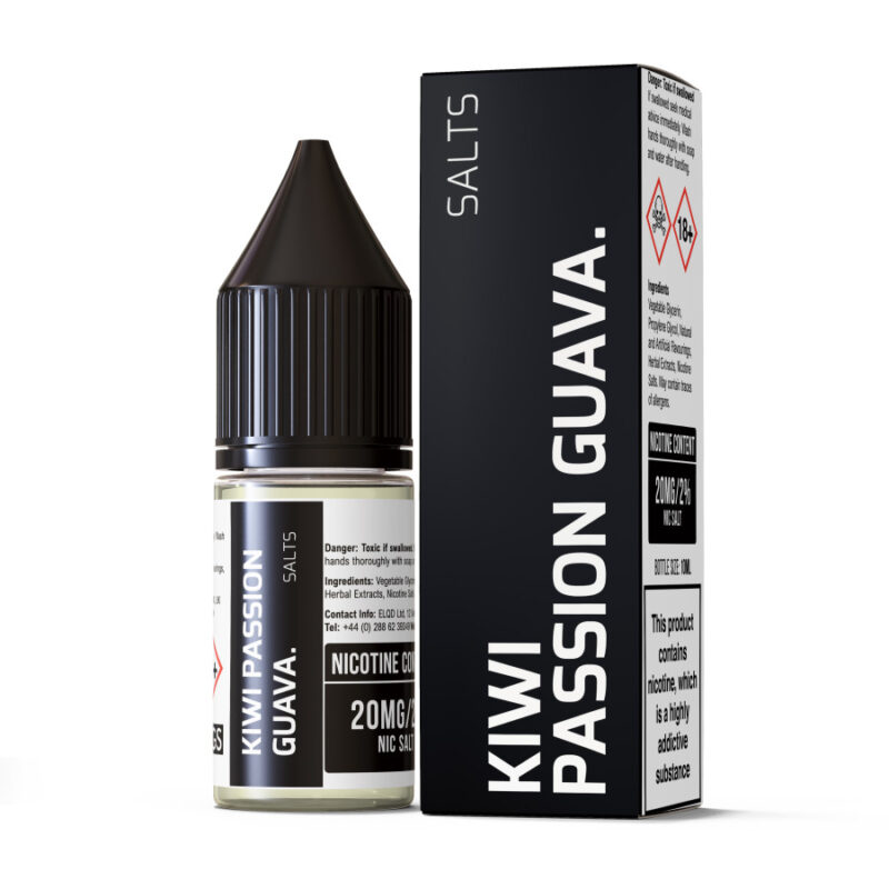 Elqd Ecigs Eliquid 10Ml Kiwi Passion Fruit Guava Flavour (20Mg Nic Salt)