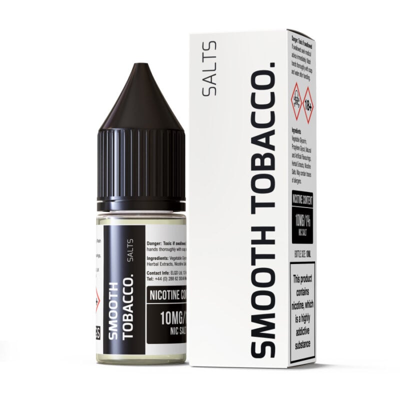 Elqd Ecigs 10Ml Smooth Tobacco Flavour (10Mg Nic Salt)