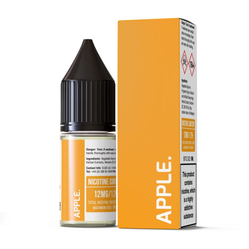 Elqd Ecigs Vape Liquid 10Ml Apple Flavour 12Mg