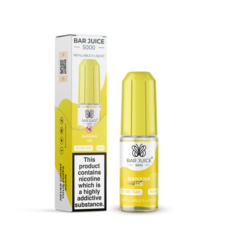 Bar Juice 5000 Banana Ice Flavour (20Mg Nic Salt) (10Ml)