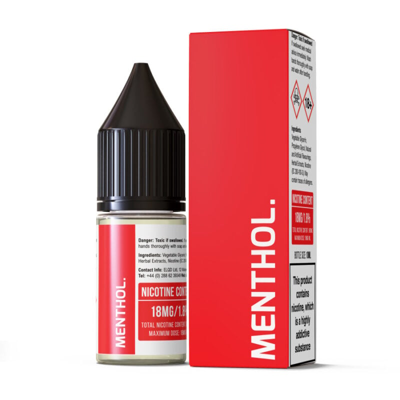 Elqd Ecigs Vape Liquid 10Ml Menthol Flavour 18Mg