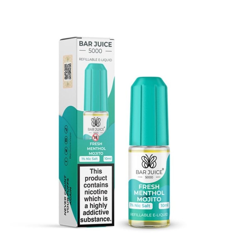 Bar Juice 5000 Fresh Menthol Mojito Flavour (10Mg Nic Salt) (10Ml)