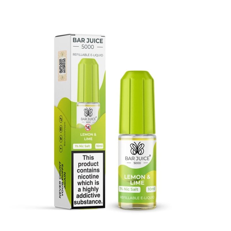 Bar Juice 5000 Lemon &Amp; Lime Flavour (10Mg Nic Salt) (10Ml)