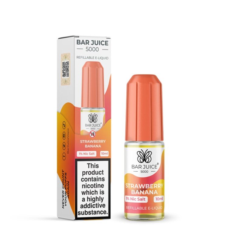 Bar Juice 5000 Strawberry Banana Flavour (10Mg Nic Salt) (10Ml)