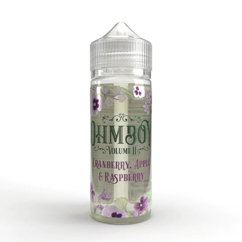 Ohm Boy Vol. 2 Cranberry, Apple &Amp; Raspberry Flavour (100Ml) 0Mg