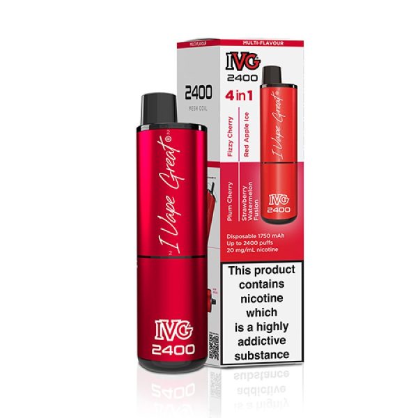 Ivg 2400 Red Edition Disposable Vape