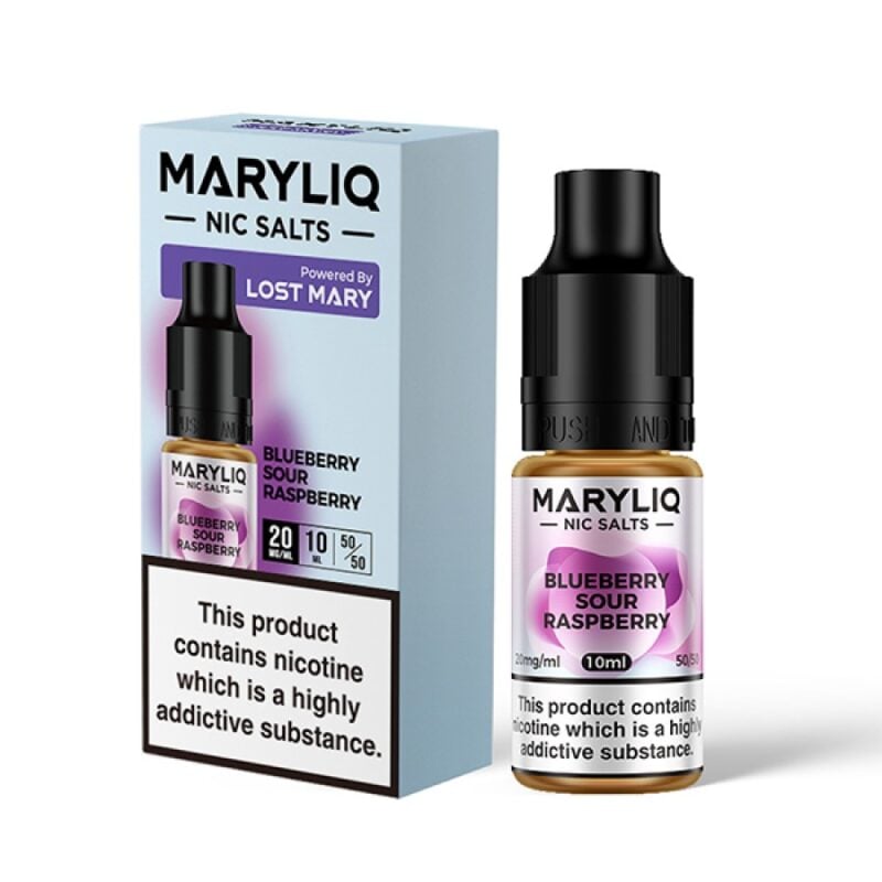 Maryliq Blueberry Sour Raspberry Flavour 20Mg Nic Salt 10Ml