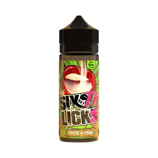 Truth Or Pear Shortfill E-Liquid By Six Licks