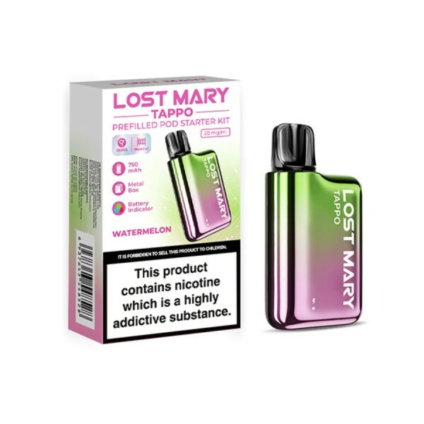 Lost Mary Tappo Prefilled Pod Kit Green Pink + Watermelon