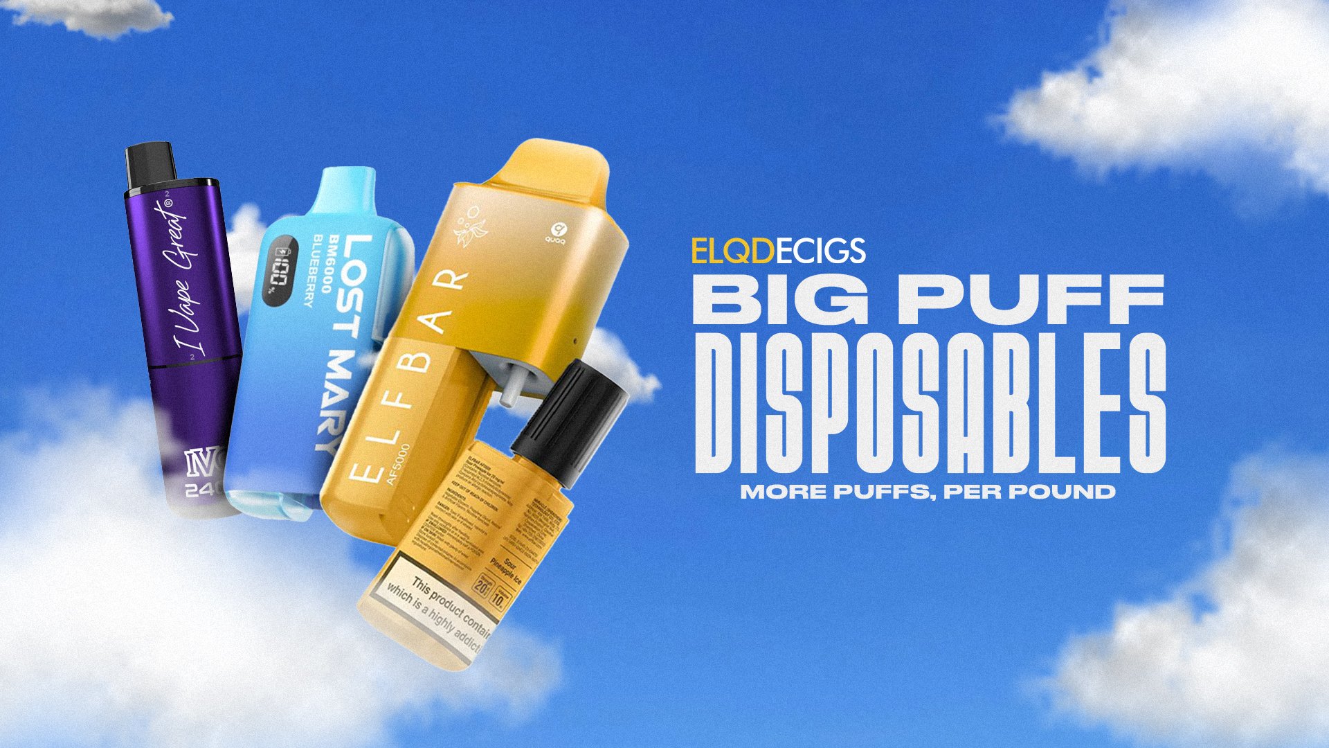 Legal Big Puff Disposable Vapes