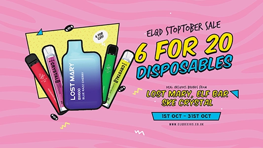 Stoptober 6 For 20 Disposables