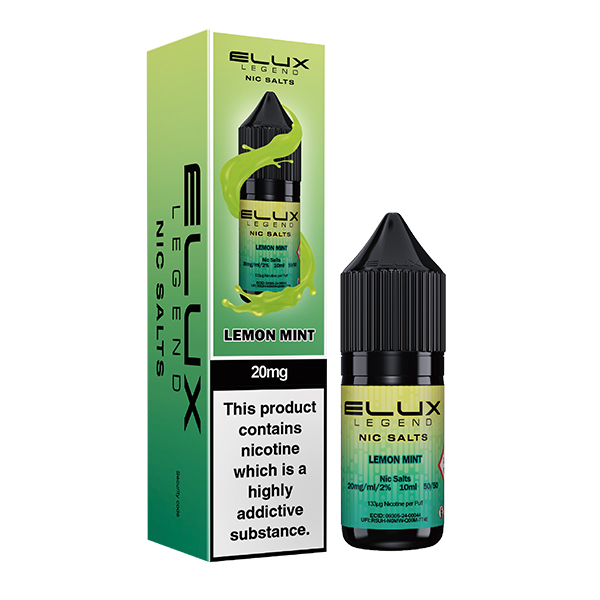 Lemon Mint Elux Legend Nicotine Salt E-Liquid