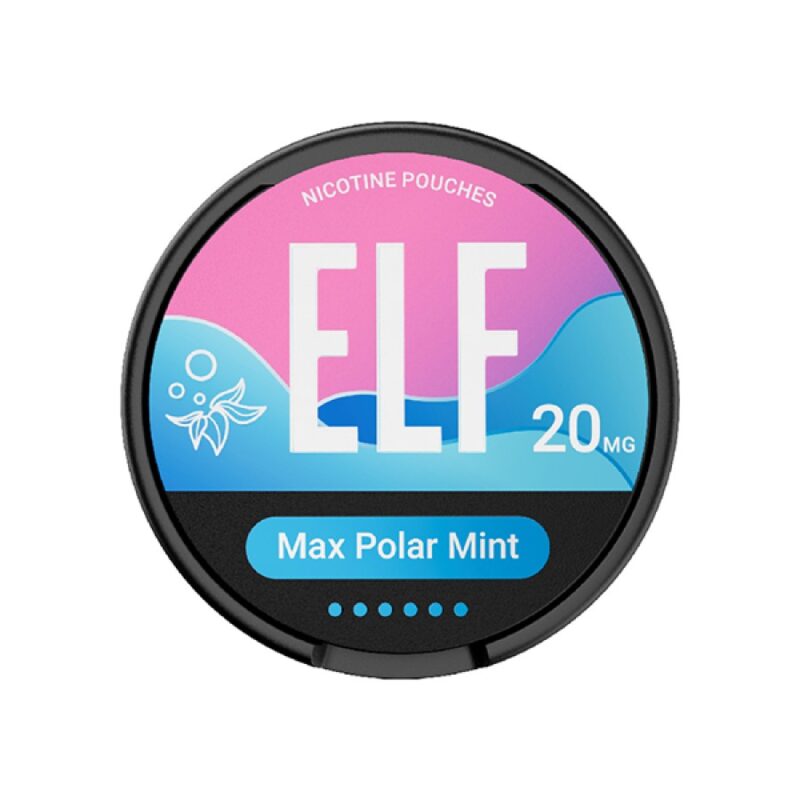 Elf20Nic20Pouches20-20Max20Polar2020Mg.jpg Max Polar Mint Elf Nicotine Pouches 20Mg