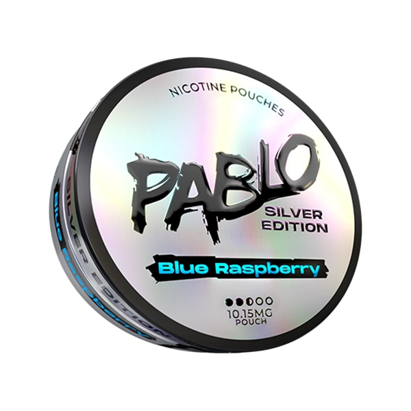 Blue Raspberry (10Mg) - Pablo Silver Nicotine Pouches