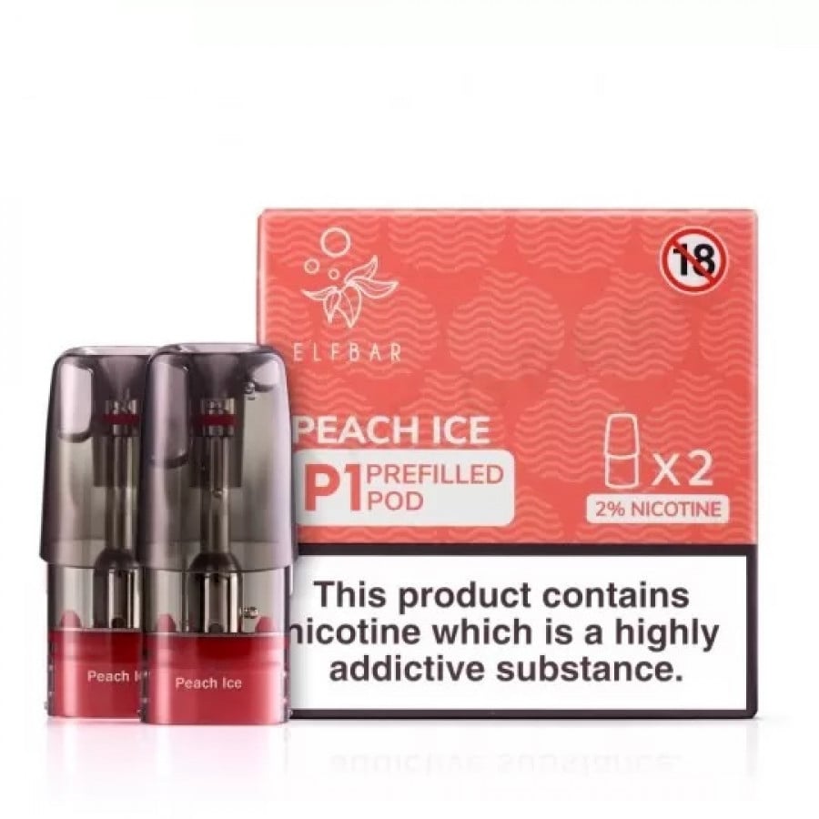 Peach Ice Elg Bar Mate 500 P1 Pods