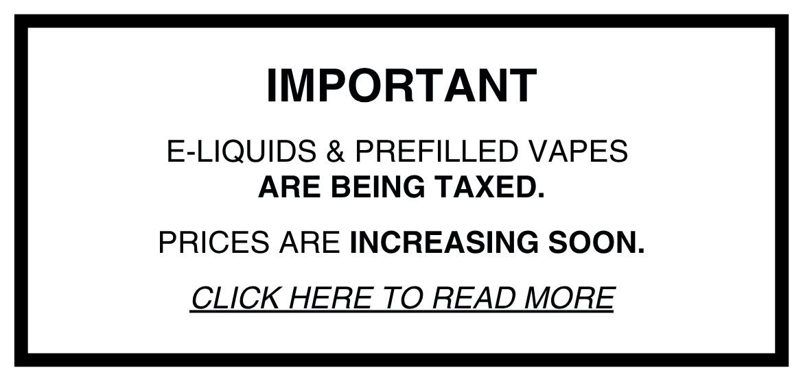 Annoucement - Vape Duty In The Uk Coming October 2026