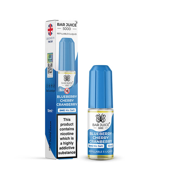Blueberry Cherry Cranberry (5Mg Nic Salt) - Bar Juice 5000